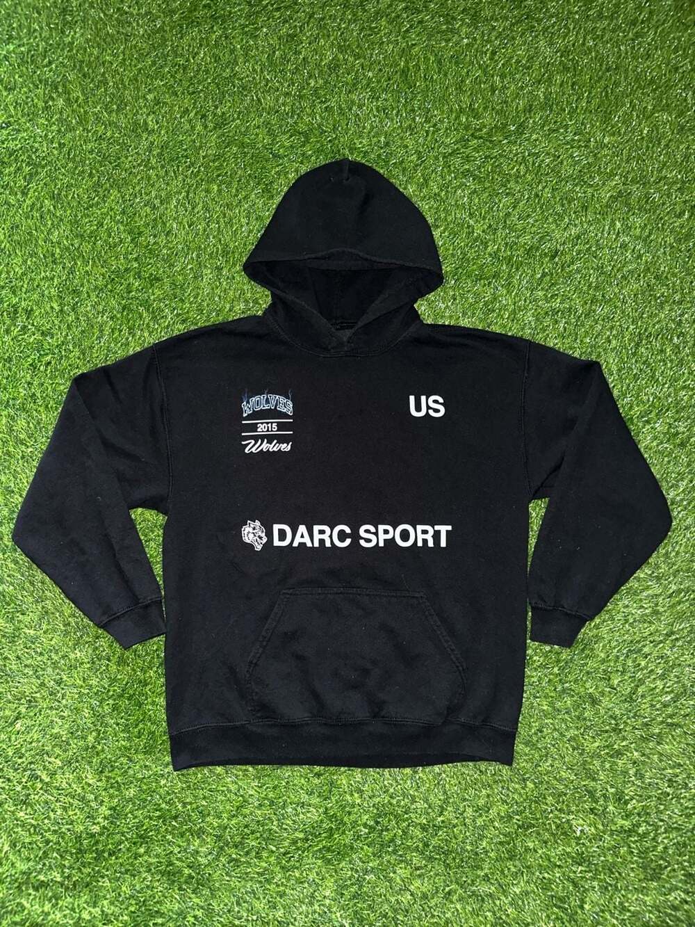 Darc Sport Wolves 2015 Bodybuilding Club Black Hoodie Medium